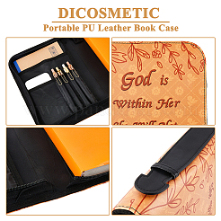 Портативный чехол для книги из искусственной кожи AJEW-WH0248-419B