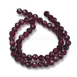 Гранат природный бисер нитей&nbsp;G-B168-A05-4mm
