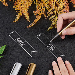 Наборы для изготовления брелока-подвески из акрила в виде вертикального флага&nbsp;DIY-BC0001-64B