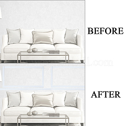 ПВХ самоклеящаяся гибкая молдинговая отделка&nbsp;DIY-WH20007-62B