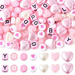 Набор для самостоятельной сборки бусин-букв в форме сердца DIY-FS0009-98