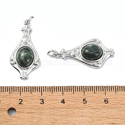 Стойка с латунными подвесками в форме ромба KK-NH0001-03P