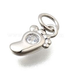 Латунные микро проложить кубического циркония подвески KK-Z093-18P