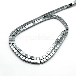 Класс аа немагнитных синтетический гематит куб бисер пряди G-F161-11E