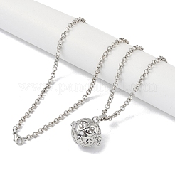 Латунь подвесные ожерелья&nbsp;NJEW-G089-15E-P