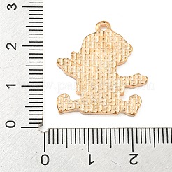 Новогодняя тема сплава эмали подвески&nbsp;ENAM-M221-01KCG-01