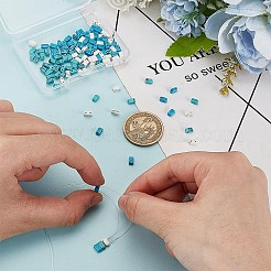 120 шт. 3 вида бусин из синтетической бирюзы и говлита G-AR0005-93