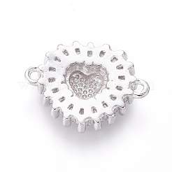 Соединители из латуни с микрочастицами и кубическим цирконием&nbsp;ZIRC-I032-07P