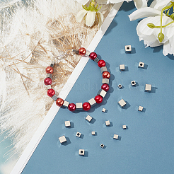 120 шт. 4 бусины из нержавеющей стали 304 STAS-UN0021-05P