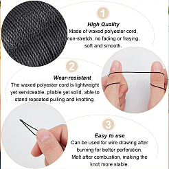 Круглая вощеная нить из полиэстера YC-OC0001-07B-01