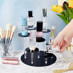 7-уровневый плоский круглый органайзер для минифигурок из акрила ODIS-WH0038-44B