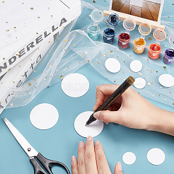 8 пакет 4 размера плоские круглые английские бумажные полоски DIY-CA0001-76