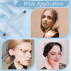 Нейлоновая сетчатая вуаль для лица OHAR-WH0034-10B