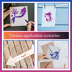 Трафареты для резки металла из нержавеющей стали DIY-WH0289-065