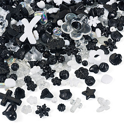 100 г прозрачных и непрозрачных акриловых бусин&nbsp;TACR-TA0001-57G