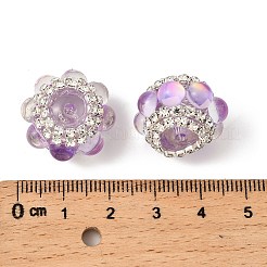 Сверкающие акриловые стразы круглые бусины OACR-NH0002-01B-07