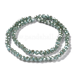 Гальванические стеклянные бусины&nbsp;EGLA-G014-6mm-FR-C02-A