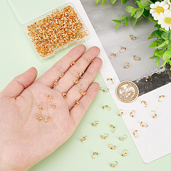 300 шт. латунные наконечники для бусин KK-DC0002-55