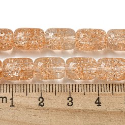 Прозрачные треск стекла бисер нитей GLAA-NH0001-04B