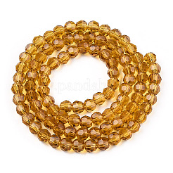 Прозрачные стеклянные бусины&nbsp;GLAA-R166-4mm-01H