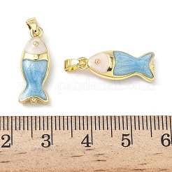 Латунь эмаль подвески&nbsp;KK-Z134-06G-01