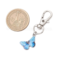 Подвески из эмали из сплава бабочки&nbsp;HJEW-JM03207