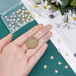 48 шт. 2-х цветные подвески из латуни с покрытием на стойке&nbsp;KK-BC0011-97