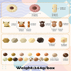 Круглые пищевые экологически чистые силиконовые бусины&nbsp;SIL-CJ0002-72