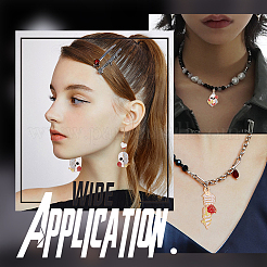 30 шт. 3 стильные подвески из эмали на Хэллоуин&nbsp;ENAM-SC0003-13