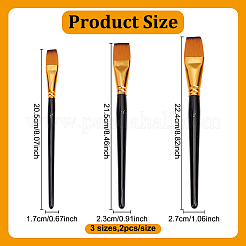 Секторная кисть для рисования DIY-WH0888-104