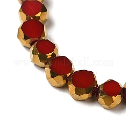 Стеклянные бусины с гальваническим покрытием &nbsp;EGLA-P061-01A-07