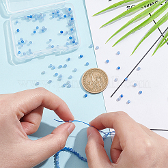 1 нить натуральных окрашенных и подвергнутых термической обработке бусин из синего авантюрина.&nbsp;G-DC0001-05