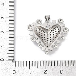 Латунные микро проложить кубического циркония подвески KK-A241-07P