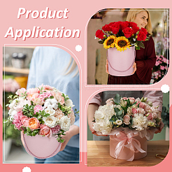 3шт бумажное ведро для обнимания цветов&nbsp;AJEW-BC0009-74B