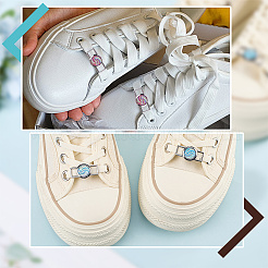 Подвески для шнурков из сплава и смолы&nbsp;FIND-CP0002-94D