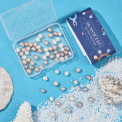 1 нить бусин из натурального культивированного пресноводного жемчуга&nbsp;PEAR-SC0001-41