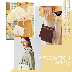 2 шт. 2-х цветные акриловые кабельные цепи ремни для сумок&nbsp;AJEW-PH0002-86