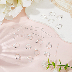 40шт 2 стиля латунные серьги с рычагом&nbsp;KK-BBC0022-60