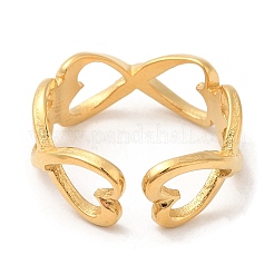 Кольца-манжеты из нержавеющей стали 304 полые открытые для женщин STAS-D085-18G