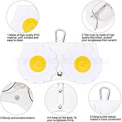 3 шт. портативная сумка для очков из искусственной кожи pu AJEW-NB0003-35