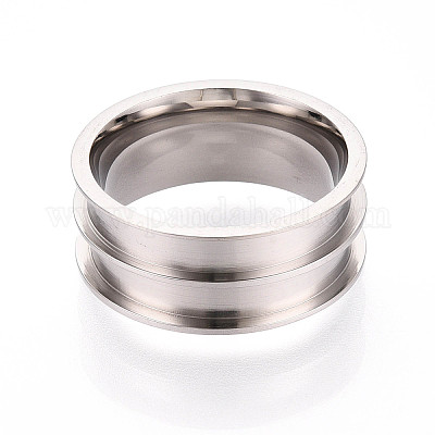 Заготовка для сердечника кольца из нержавеющей стали 201 RJEW-ZX002-05-6-1