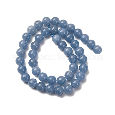 Натуральные бусины из перуанского ангелита&nbsp;G-G286-A01-8mm-1