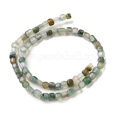 Нити бусин из натурального агата с прожилками дракона (окрашенные и нагретые) G-G177-E11-03-1