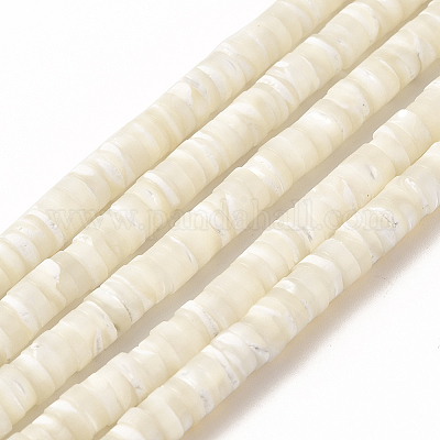 Нити бусин из натуральных трохоидных/трохус ракушек SHEL-P015-12-1