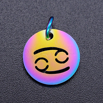 Радужное ионное покрытие (IP) 201 подвески из нержавеющей стали STAS-Q201-JN166-4-1