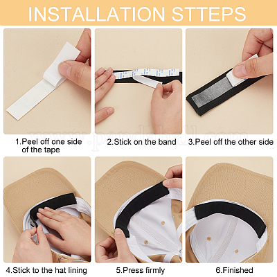 Прямоугольная тканевая подкладка от пота DIY-WH0632-35A-01-1