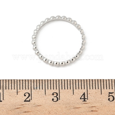 925 серебряное кольцо с серебряным обручем RJEW-P164-01A-P-1