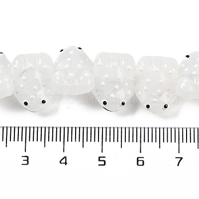 Нити прозрачных бусин из стеклянной эмали GLAA-B021-05A-1