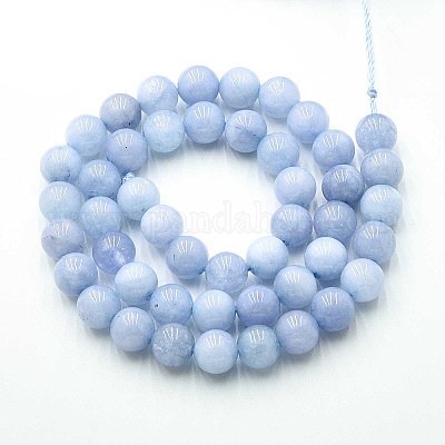 Природного кварца нитей бисера G-N355-8mm-47-1