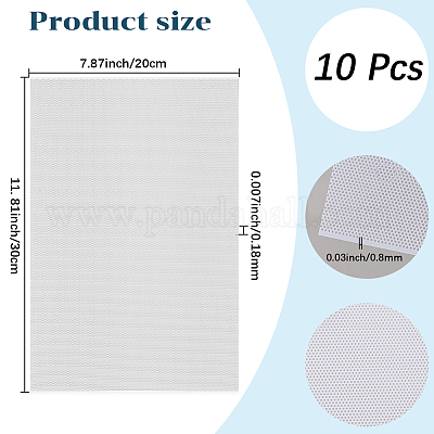 ПВХ пластиковые листы с отверстием AJEW-WH20006-262B-02-1